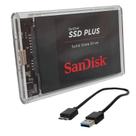 Gaveta externa usb 3.0 hd 2.5 transparente f3 cs-u3t