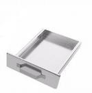 Gaveta para churrasqueira de alvenaria aço inox