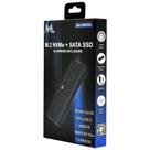 Gaveta para SSD M.2 Nvme EN-410NVSC com USB-C 3.2 Gen 2 em Alumínio Preto Mtek Gaveta para SSD M.2 Nvme EN-410NVSC com USB-C 3.2 Gen 2 em Alumínio Preto Mtek