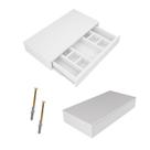 Gaveta Penteadeira Suspensa 60cm com divisória Prático Moderno Escritório Quarto Salão de Beleza Gaveta Penteadeira Suspensa 60cm com divisória Prático Moderno Escritório Quarto Salão de Beleza