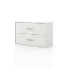 Gavetas de armazenamento HOMES: INSIDE + OUT Apexa 2 gavetas brancas