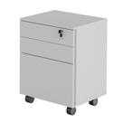 Gaveteiro 3 Gavetas Com Chave 48,8x64,5x43 cm Branco