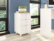 Gaveteiro 3 Gavetas Cubic Branco Fosco - Caemmun