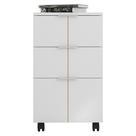 Gaveteiro 3 Gavetas Cubic Branco Fosco - Caemmun Gaveteiro 3 Gavetas Cubic Branco Fosco - Caemmun