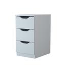 Gaveteiro C/ Três Gavetas Branco para Escritório ou Decoração Multivisão Gaveteiro C/ Três Gavetas Branco para Escritório ou Decoração Multivisão