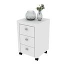 Gaveteiro com Rodízios Multimóveis CR25018 Branco Gaveteiro com Rodízios Multimóveis CR25018 Branco