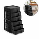 Gaveteiro de chao 6 gavetas organizador mesa multiuso armario telado reforcado escritorio quarto papelaria atelie porta