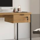 Gaveteiro de Mesa 1 Gaveta com Chave Estilo Industrial 36cm LI005 Kappesberg Industrial