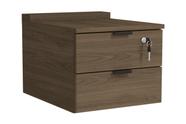 Gaveteiro de Mesa 2 Gavetas com Chave Kappesberg F199 Munique