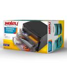 Gaveteiro de mesa com 4 gavetas Waleu - Branco - Maxcril