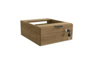 Gaveteiro De Mesa Kappesberg 1 Gaveta Com Chave Li005 Freijó