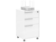 Gaveteiro Maia 3 gavetas (1 para pastas suspensas) Branco Politorno