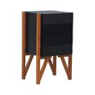 Gaveteiro-mesa Cabeceira Decor Preto-amêndoa