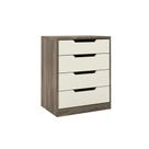 Gaveteiro Modulado Doce Vida com 4 Gavetas 63,2cm - Castanho/Off White