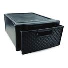 Gaveteiro Modular Rattan Preto 32,8 X 26,5 X 14,5 Cm