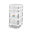 Gaveteiro Organizador Com 4 Gavetas Branco Niquelart