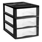 Gaveteiro Organizador de Mesa Forplast 3 Gavetas Plástico Pequeno 26x18x15cm Escritório Maquiagem Papelaria Porta Treco - Gaveteiro Organizador de Mesa Forplast 3 Gavetas Plástico Pequeno 26x18x15cm Escritório Maquiagem Papelaria Porta Treco -