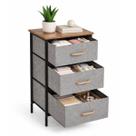 Gaveteiro Organizador Multiuso 3 Gavetas Estrutura Metal MDF Cor:Cinza Gaveteiro Organizador Multiuso 3 Gavetas Estrutura Metal MDF Cor:Cinza