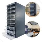 Gaveteiro Organizador Multiuso Cg1020 20 Gavetas Plástico Para ferramentas, parafusos, peças pequenas, bijuterias, Empilhável e Resistente