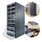 Gaveteiro Organizador Preto Multiuso Novo Magus Cg1020 5 Divisórias ferramentas Acessórios e pequenos objetos gaveteiro plástico Organizador