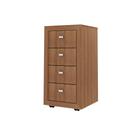 Gaveteiro para Escritório Home Office ME4133 MDP Amendoa G69 - Gran Belo