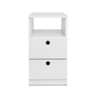 Gaveteiro Para Escritório Quarto Organizador Duas Gavetas
