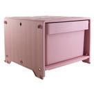 Gaveteiro Plástico 1 Gaveta Kz Container Rosa/Branco/Vermelho Gaveteiro Plástico 1 Gaveta Kz Container Rosa/Branco/Vermelho