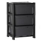 Gaveteiro Plástico Rattan 3 Gavetas Top Plast