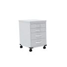 Gaveteiro Volante 04 Gavetas P25 Pandin 63 CM Cinza Gaveteiro Volante 04 Gavetas P25 Pandin 63 CM Cinza