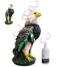 Gaviao de Resina com Penas Refletivas + Repelente Pomba Telhado