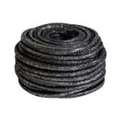 Gaxeta 2062 7/16 11,1mm Teadit Fibra Acrílica Grafite Flexível Quadrada 8,20m/kg 5kg Vedação Industrial Alta Resistência Térmica E Química Durável