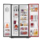 Gaxeta Porta Direita Geladeira Para Brastemp Side Brs62