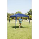 Gazebo 3x3m Azul Toldo Praia Jardim Eventos Proteção UV 60