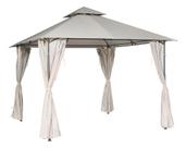 Gazebo De Aco Cobertura E Cortina Area Externa 280x280x280cm