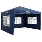 Gazebo Desmontavel 24mm JP-3301 3x3x2,45m c/ Cortinas Laterais