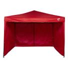 Gazebo Dobrável 3x3 Tendas Wild - Praia E Campo 3 Paredes - Vermelha