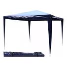 Gazebo Dobrável Tenda Impermeável Azul 3m x 3m x 2,5m Kala Gazebo Dobrável Tenda Impermeável Azul 3m x 3m x 2,5m Kala