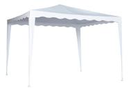 Gazebo Em Aco 2,50x2,95x2,95m Branco Pico - Naterial