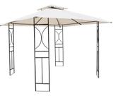 Gazebo Importado - Alta Sofisticacao - Aco - Bege - 3x3m