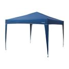 Gazebo Tenda Articulado Sanfonado Trixx 3x3m Teto de Poliester Armação Alumínio Proteção UV50+ Nautika Fácil Transporte