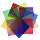 Géis coloridos para iluminação OTYMIOW, 20 unidades, folhas PET de 30 x 30 cm Géis coloridos para iluminação OTYMIOW, 20 unidades, folhas PET de 30 x 30 cm
