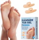Géis de bico Dr. Frederick's Original Hammer Toe, 2 pares, bege