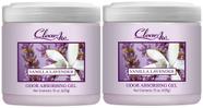Gel absorvedor de odor Clear Air 450 ml, aroma de lavanda e baunilha x2
