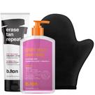 Gel autobronzeador e kit esfoliante b.tan Clear Glow 1h Gel autobronzeador e kit esfoliante b.tan Clear Glow 1h