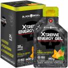 Gel Carboidrato Xtreme Energy Gel c/ 10 Abacaxi Black Skull