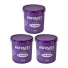 Gel Cera Infinity Hidratante 500G - Kit Com 3Un