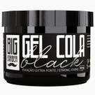Gel Cola Black Big Barber 300g Pigmentado Fixação Extra Forte Profissional