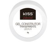 Gel Construtor para Unhas Kiss New York - Profissional LED/UV Transparente 15g