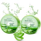 Gel de Aloe Vera Aero Zen 590ml 98% puro para rosto, pele, couro cabeludo e cabelo