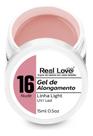 Gel De Alongamento Nude 16 Linha Light 15ml Real Love Nude